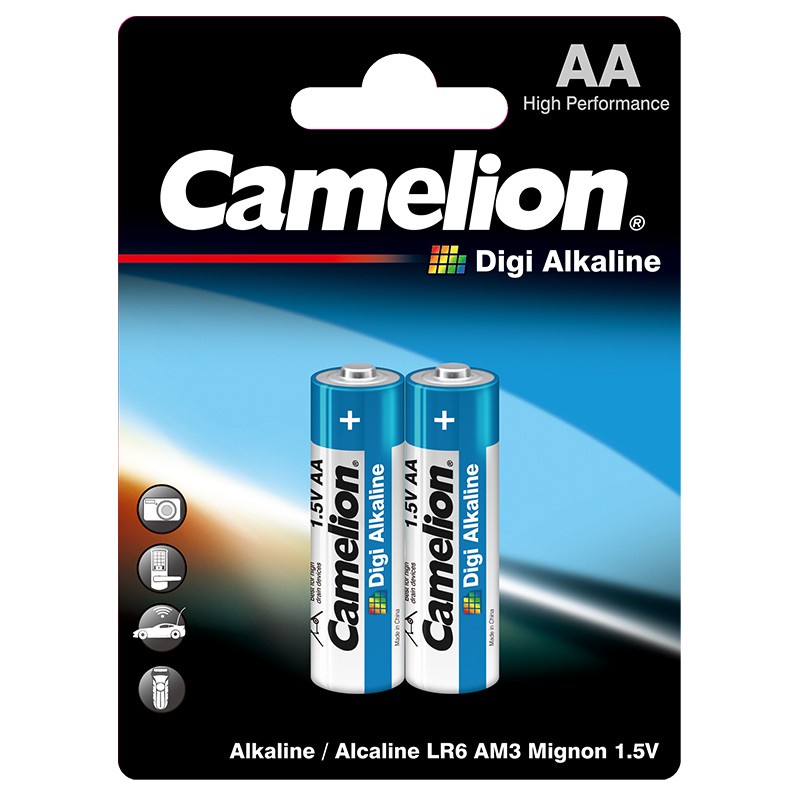 Pin AA Camelion Alkaline 1.5V LR6-BP2 chính hãng | vỉ 2 viên