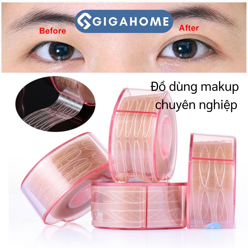 Cuộn Dán Kích Mí Ren Lưới Mỏng GIGAHOME Siêu Tàn Hình, Siêu Mỏng 6521
