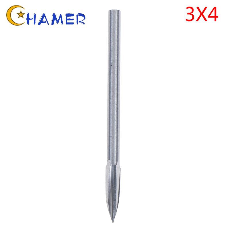 Mũi Điêu Khắc Gỗ 3mm 3-8mm Màu Trắng