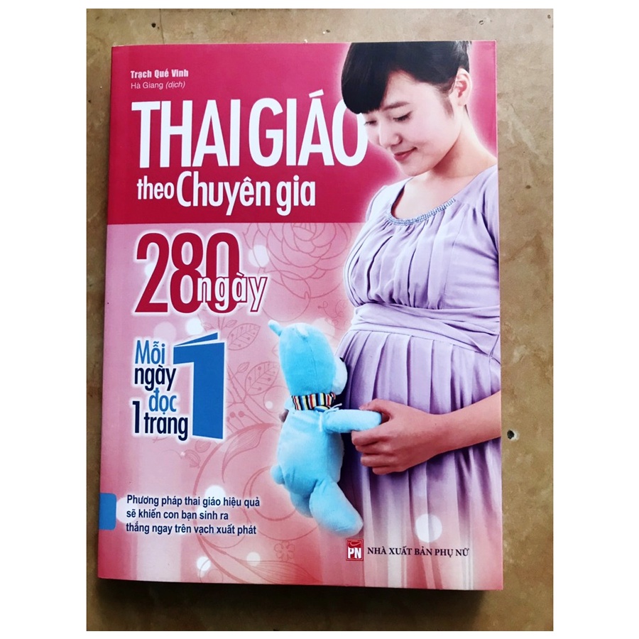 Sách - Bộ 2 cuốn - Thai giáo theo chuyên gia + Hành trình thai giáo - 280 ngày mỗi ngày đọc một trang - Lẻ tùy chọn