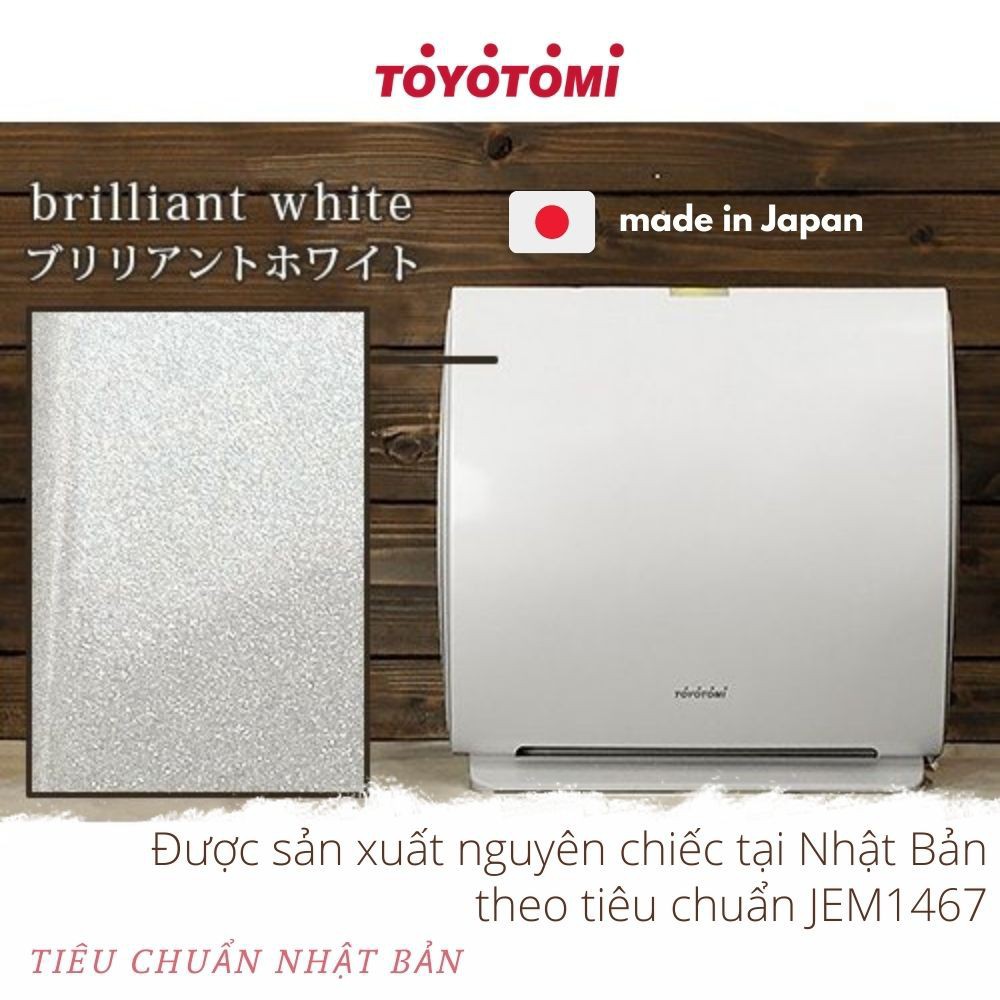 [Mã SKAMSALE03 giảm 10% đơn 200k] Máy lọc không khí gia đình TOYOTOMI AC-V20D , màng lọc HEPA nội địa Nhật Bản sử dụng 1