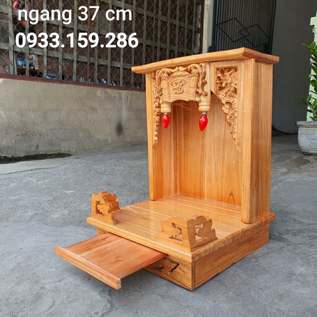 Bàn thờ thần tài ông địa ngang 37 cm