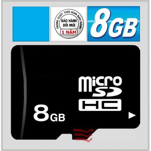 Thẻ nhớ micro SD 8GB  TẶNG ĐẦU LỌC THẺ