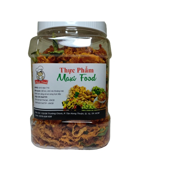 500G KHÔ GÀ LÁ CHANH LOẠI NGON 1 | Maxifood