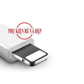 Đầu chuyển đổi từ USB Type C sang Lightning (Đen - Móc chống rơi)