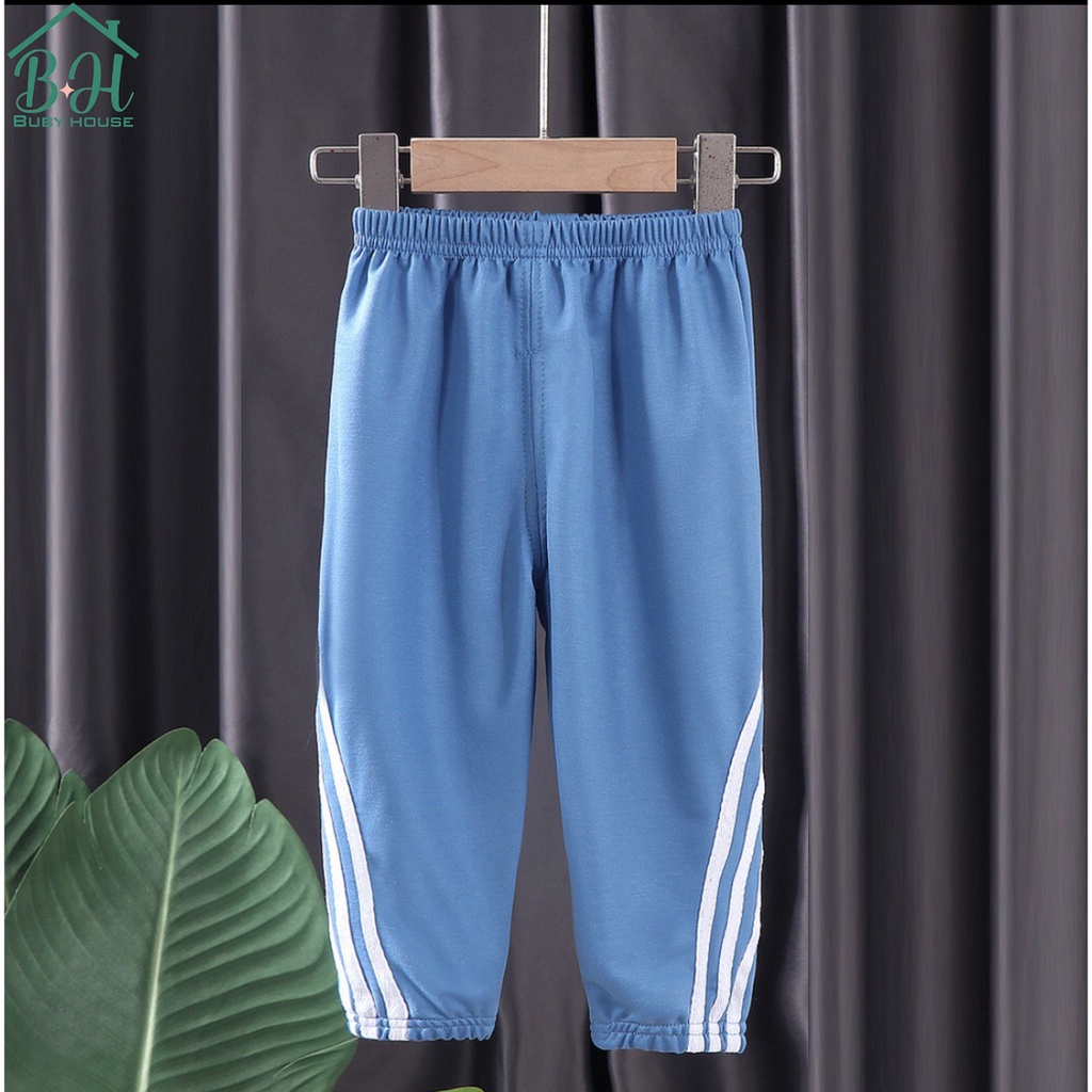 Quần cotton cho bé Buby House Q02 chất cotton 100% mềm mát, kiểu dáng thời trang khỏe khoắn cho bé đi học, đi chơi