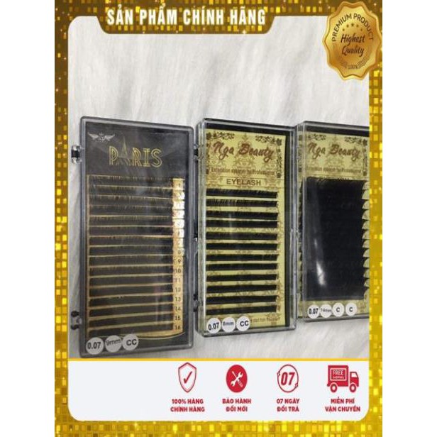 Mi khay 0,7 các độ cong lẻ size nối mi tôt dễ bắt keo