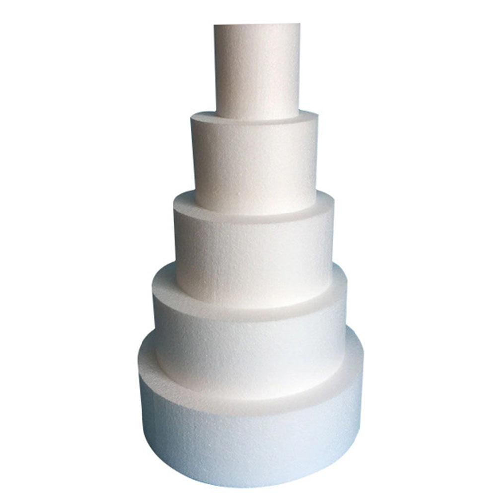 Bánh kem tầng giả bằng xốp 10/12/14/16inch dùng trang trí tiệc cưới