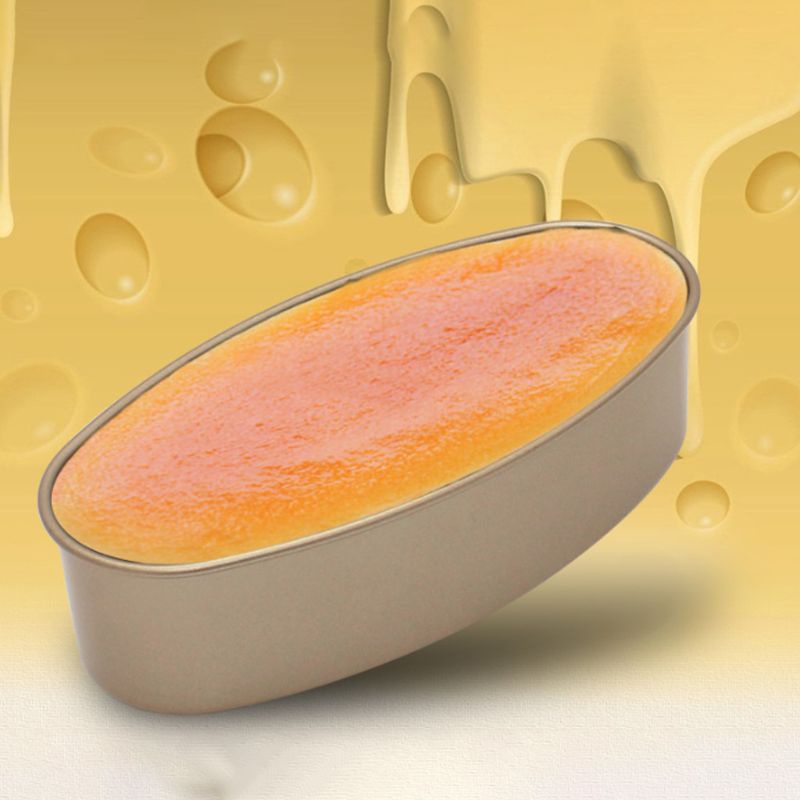 Khuôn Nướng Bánh Mì / Phô Mai 9 Inch Hình Oval Chống Dính Tiện Dụng Cho Nhà Bếp DIY