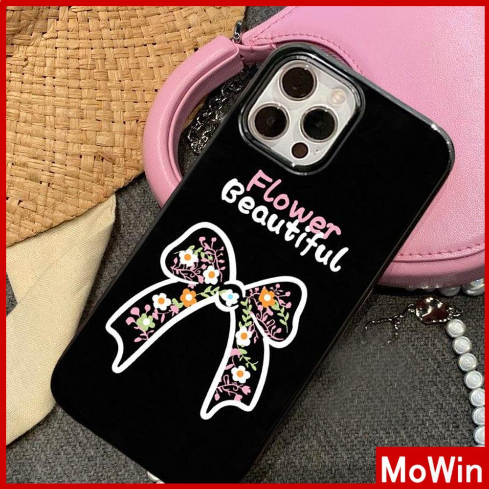 Ốp điện thoại TPU silicone mềm họa tiết nơ chống sốc thích hợp cho iPhone 13 Pro Max 12 Pro Max 11 Pro Max 7 Plus x xr