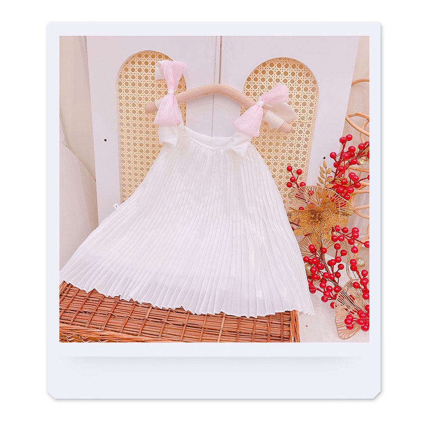 VÁY CHO BÉ GÁI DẬP LY, MỀM NHŨN, MAY TỈ MỈ CÓ LÓT MỀM XINH XỈU CHO NÀNG THƠ CỦA MẸ SIZE 9-21KG [V32]