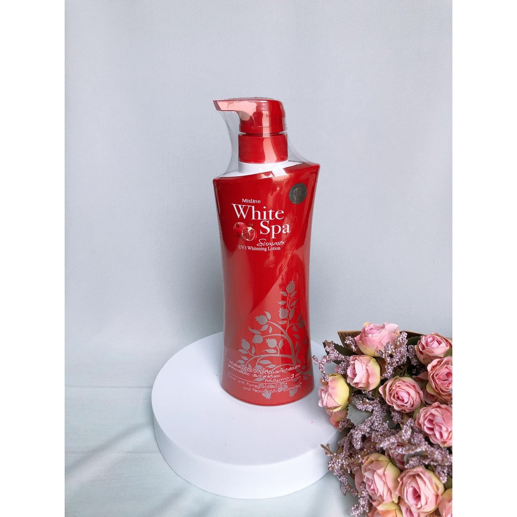 Dưỡng thể Mistine White Spa 400ml-Màu Đỏ