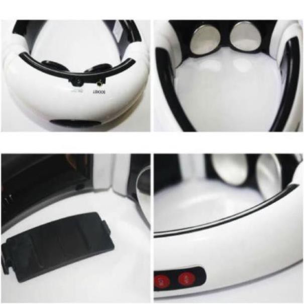 Máy mát xa cổ vai gáy 3D KL-5830 - Mát mắt xa chạy pin tiểu dễ sử dụng và gọn