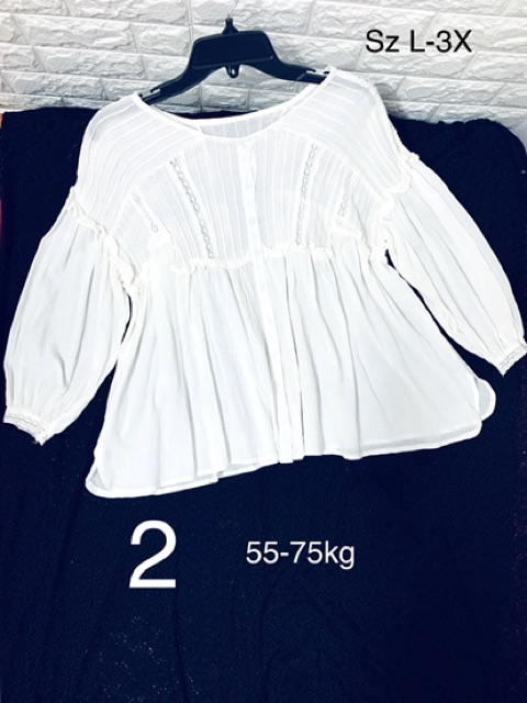 Áo babydoll trắng nhiều mẫu