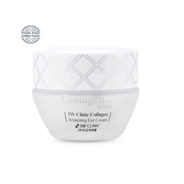 Kem dưỡng da vùng mắt 3W Clinic Collagen Whitening Eye Cream