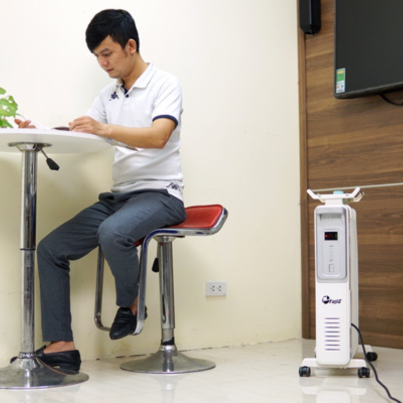 Máy sưởi dầu FujiE OFR4411 máy sưởi ấm không khô da - không đốt oxy - 11 thanh sưởi - Hàng nhập khẩu chính hãng