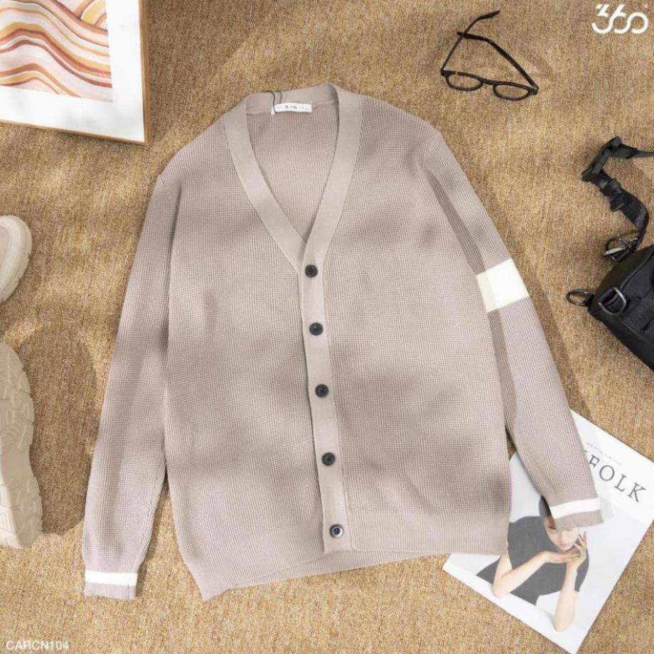 12.12 Xả Thanh Lý - Áo cardigan nam dài tay 360 BOUTIQUE chất len sang trọng, lịch lãm - CARCN102 ^ hot ³ . * ` ,