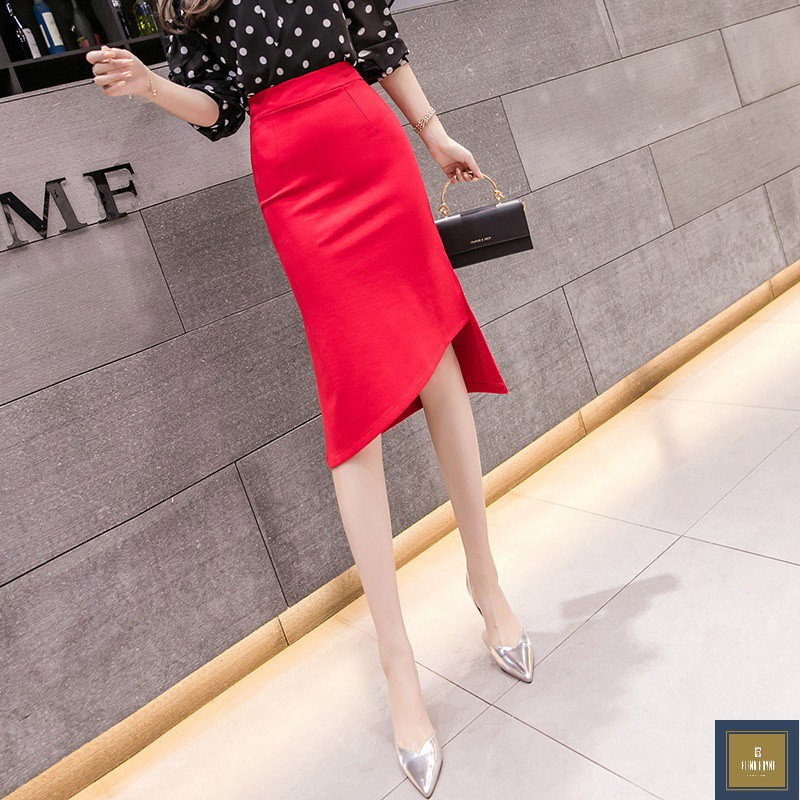 Chân váy ôm công sở phong cách Hàn Quốc