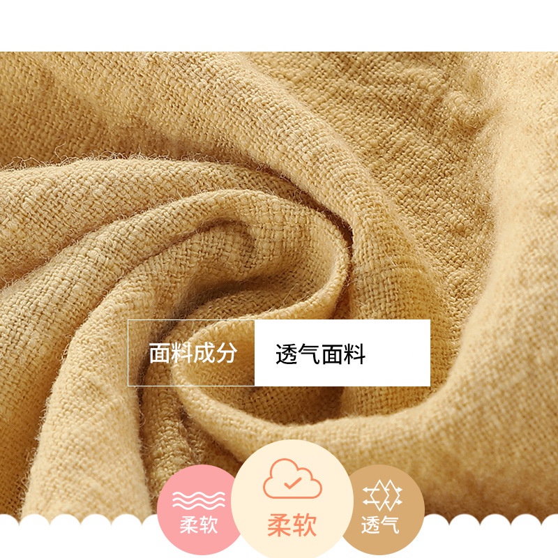 Quần short vải lanh cotton mỏng ống rộng thời trang mùa hè cho nam và nữ