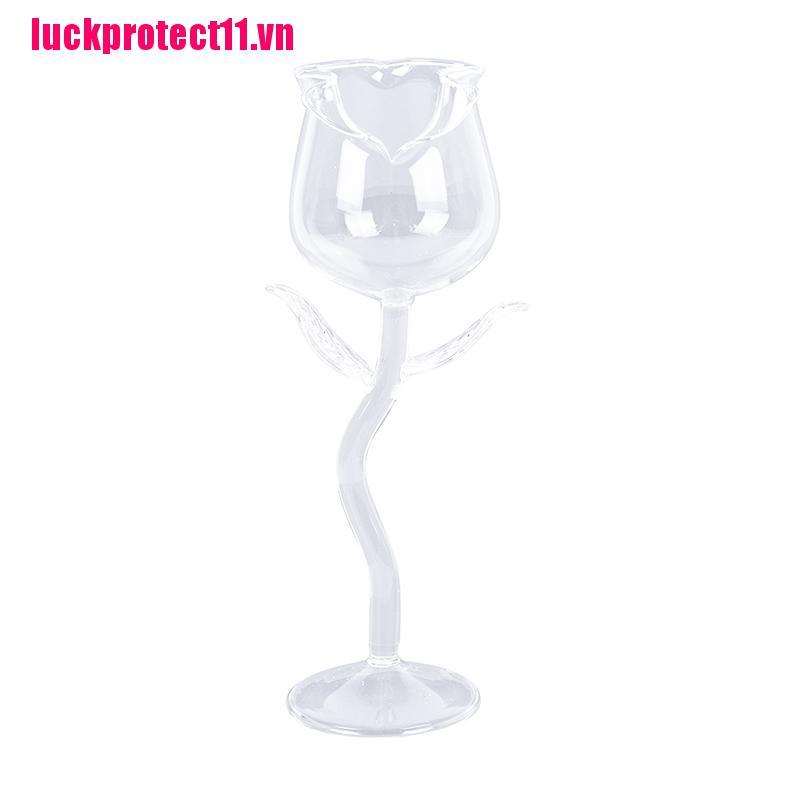 JIAJU 1 New 100ml Rose Shaped Wine Glass Red Wine Goblet Party Wine Cocktail Cup