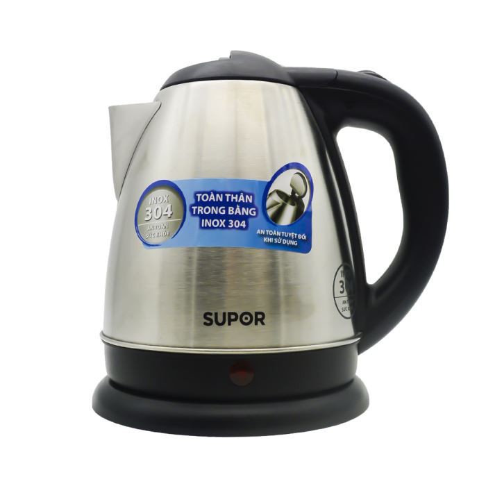 Ấm Siêu Tốc đun nước cao cấp SUPOR SEK083 dung tíchtích 1,5 lít | Cam Kết Chính Hãng | BH 12 Tháng
