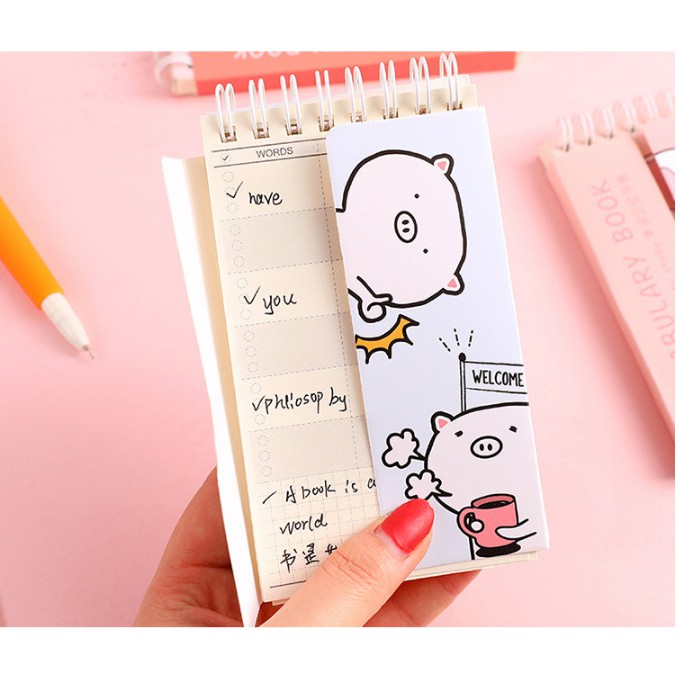 Sổ tay ghi chú dạng đứng hoạt hình mới