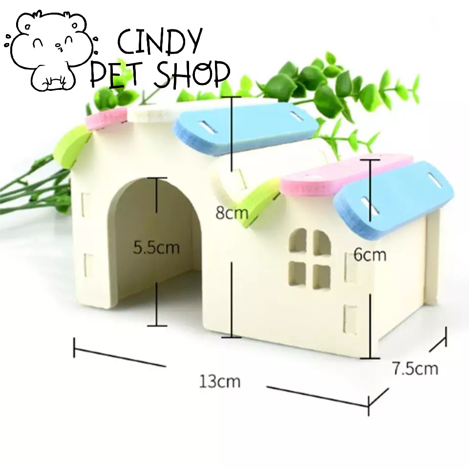 Nhà ngủ lắp ráp mái vòm cho Hamster