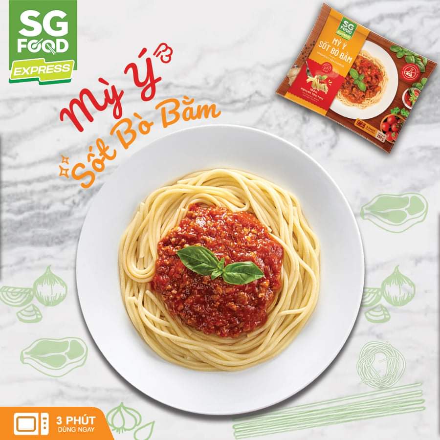 Mỳ ý bò bằm 250gr