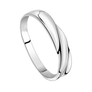 Nhẫn cặp đôi mạ bạc S925 đính đá Zircon