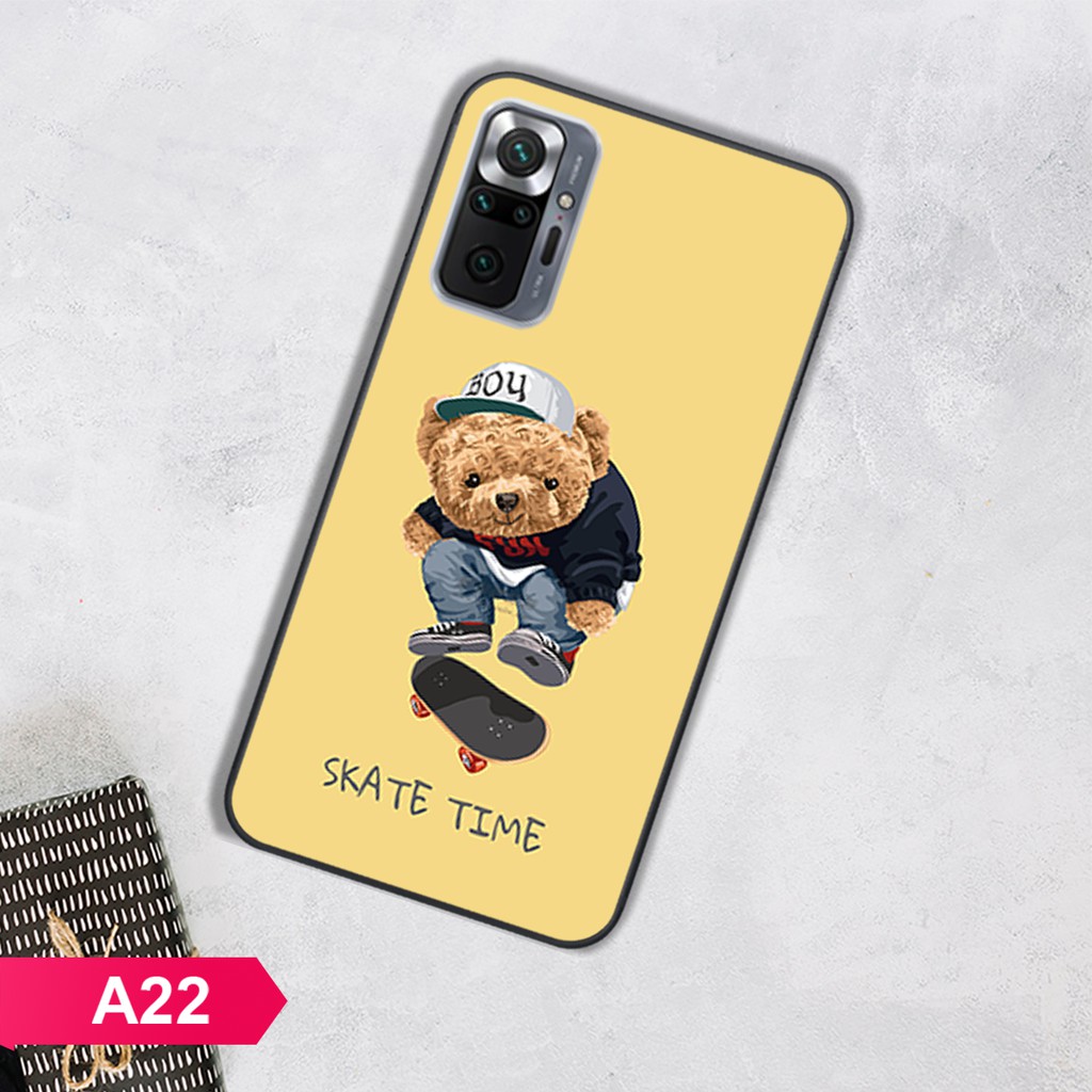 Ốp lưng Xiaomi Redmi 10/Redmi note 10/Redmi note 10s/Redmi note 10 10 PRO/MI 10T PRO in hình gấu cực đẹp cute