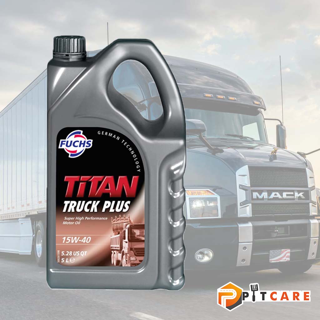 Nhớt Động Cơ Xe Tải Fuchs Titan Truck Plus  SAE 15W40 API CI-4