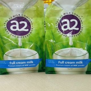 Combo 2 Túi Sữa bột A2 nguyên kem/tách kem 1kg Úc hàng Air [2022]