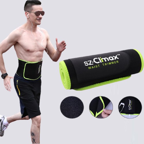 Đai đeo bụng tập gym CliMax, giảm vòng eo dành cho Nam và Nữ có túi để điện thoại