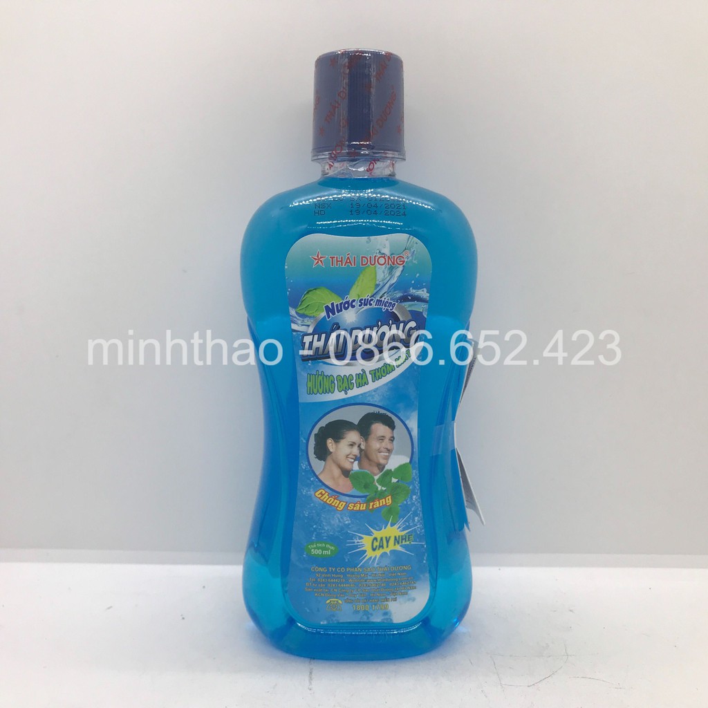 Nước Súc Miệng Bạc Hà Thái Dương 500 ml