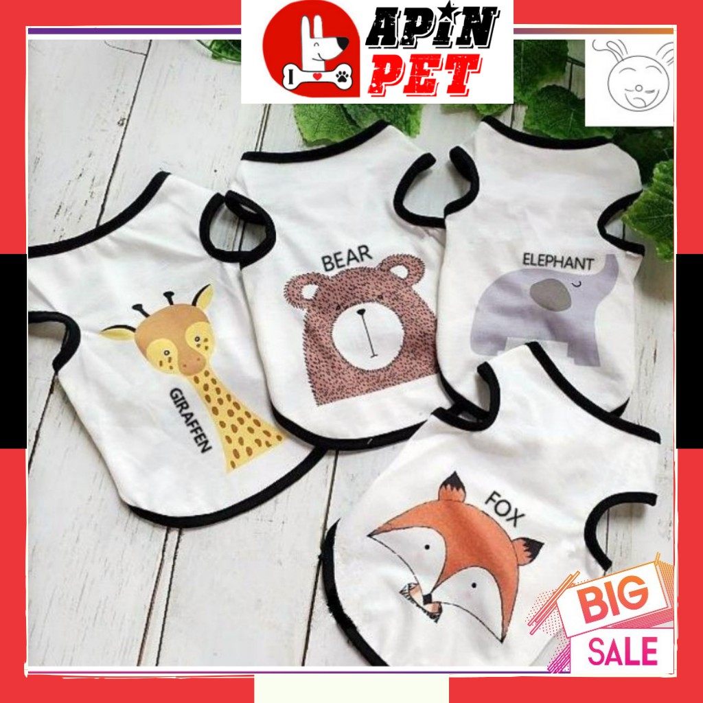 Áo Thun Cho Chó Poodle Pug Chihuahua Phốc Sóc Co Giãn Tốt Size XS-XXL