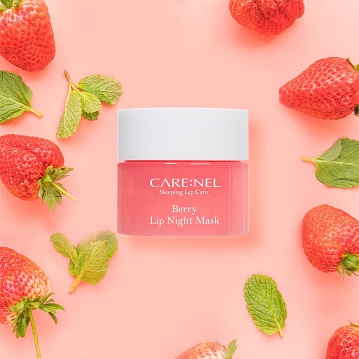 Mặt Nạ Ngủ Môi Care:nel Lip Sleeping Mask Berry Hàn Quốc 5G