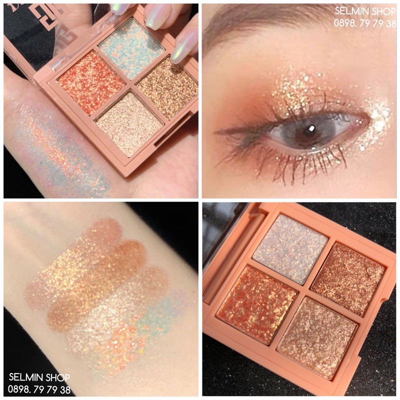 Phấn Mắt Nhũ Glitter Diamond Dupe 3CE, Romand - Mini Eyeshadow Makeup | WebRaoVat - webraovat.net.vn