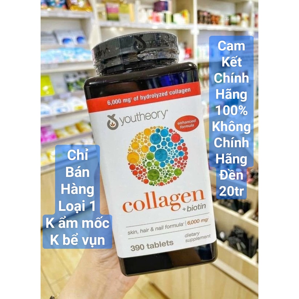 Collagen Youtheory  390 viên của mỹ