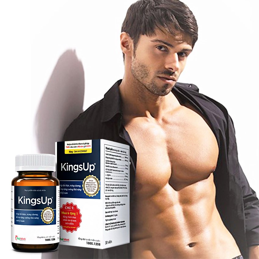 KingsUp - Viên Uống Giúp Tăng Cường Sức Khỏe Sinh Lý Nam Giới