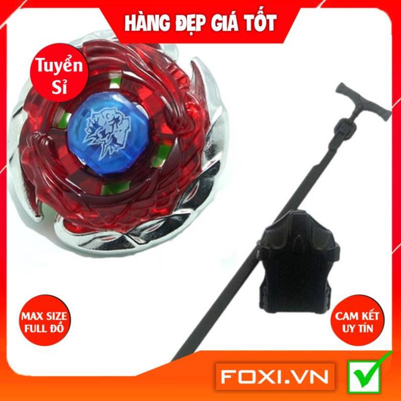 Bộ Con Quay Beyblade 6D System Foxi-Vòng Xoáy Thần Tốc-Chất Liệu Kim Loại-Kèm Dụng Cụ Khởi Động