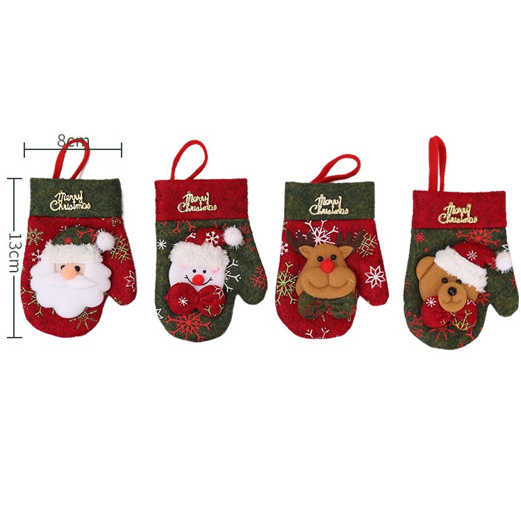 Túi Đựng Dao Nĩa Để Bàn Trang Trí Giáng Sinh