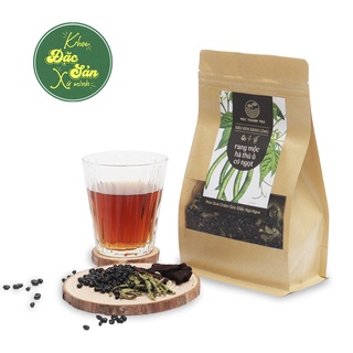 [Mộc Thanh Trà] Đậu đen xanh lòng rang sẵn mix cỏ ngọt, hà thủ ô (Hạt Rời 500g)