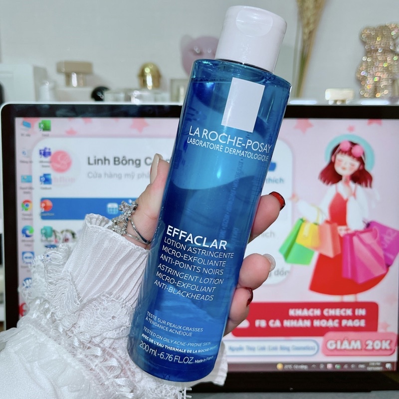 TONER/NƯỚC HOA HỒNG LA ROCHE-POSAY CHO DA DẦU MỤN NHẠY CẢM