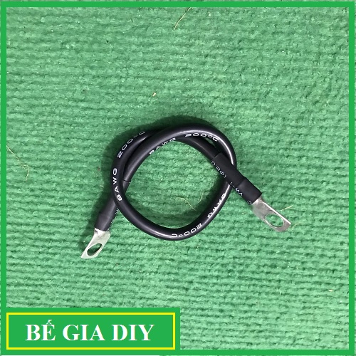 Dây cáp nối đầu cos ắc quy AWG 6 8 10 Dùng cho Ôtô, Xe máy, Năng lượng mặt trời.