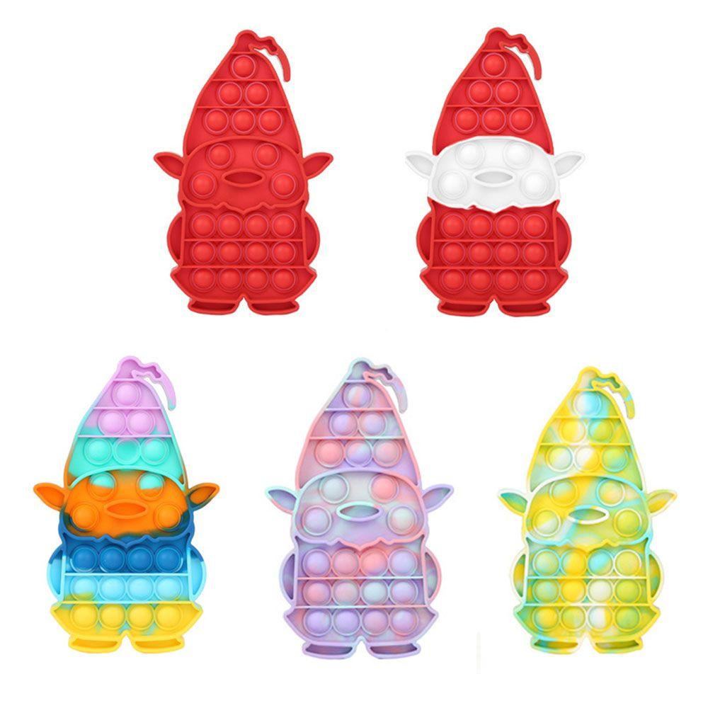 BEBETTERM Đồ Chơi Nắn Bóp Đàn Hồi Giảm Stress Hình Ông Già Noel