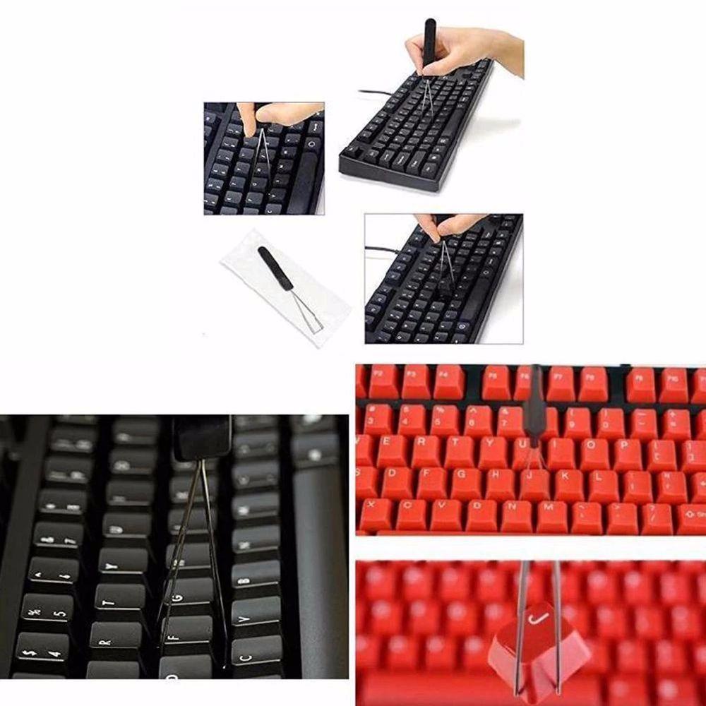Dụng Cụ Làm Sạch Bàn Phím Cơ Dây Thép Tay Cầm Nhựa Thiết Thực