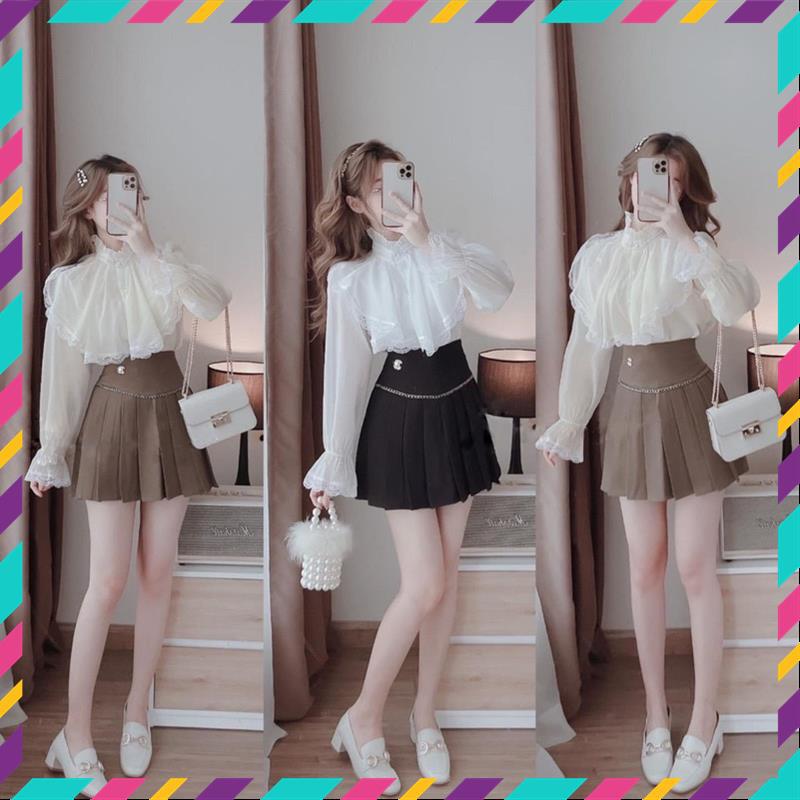 Áo sơ mi tiểu thư 2 lớp phối ren_444 MSP58517 | BigBuy360 - bigbuy360.vn
