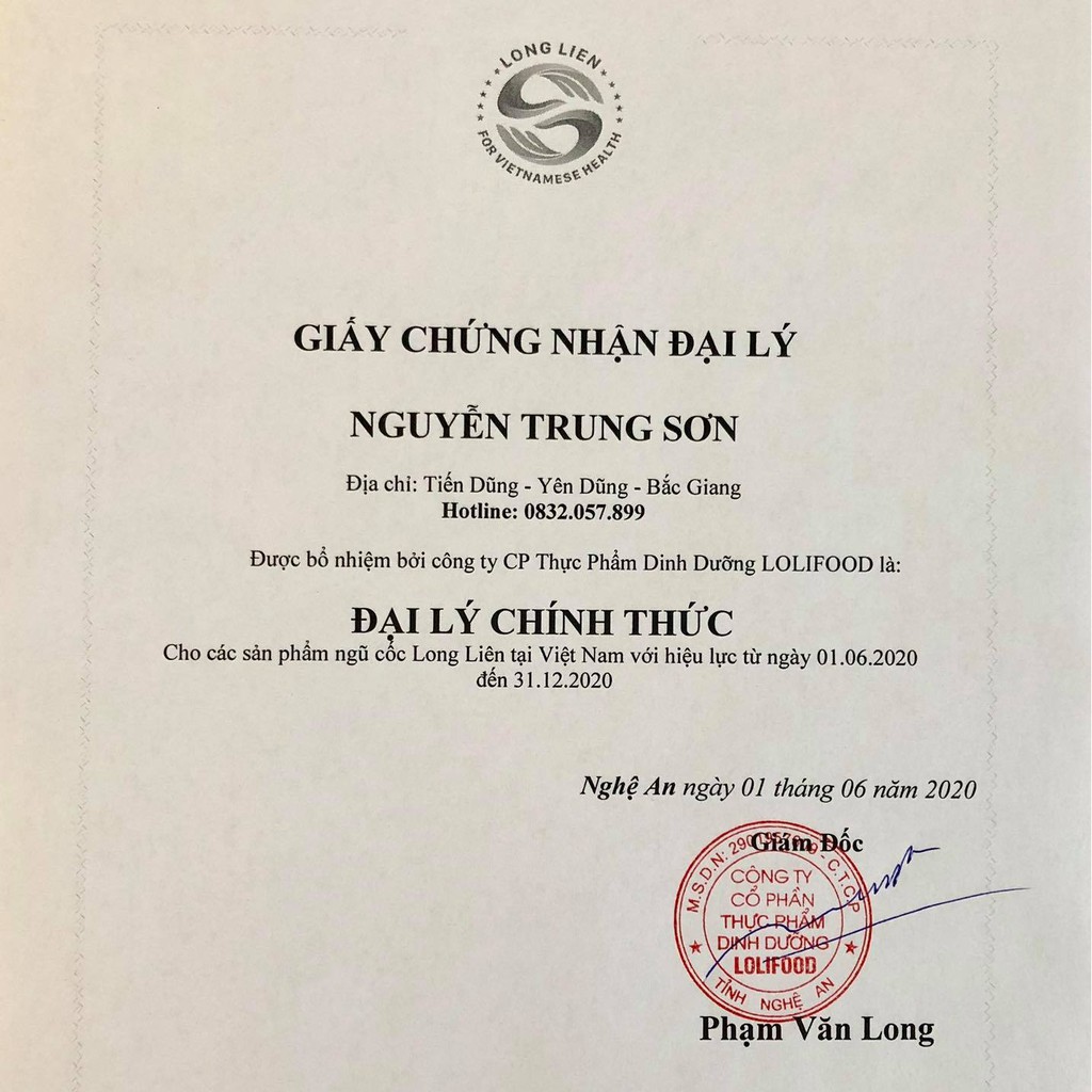 Ngũ Cốc Tăng Cân Cao Cấp Long Liên 500g. 100% Nguyên liệu Sạch Hữu Cơ. Ngũ Cốc Dinh Dưỡng Giúp Tăng Cân Khoa Học | BigBuy360 - bigbuy360.vn