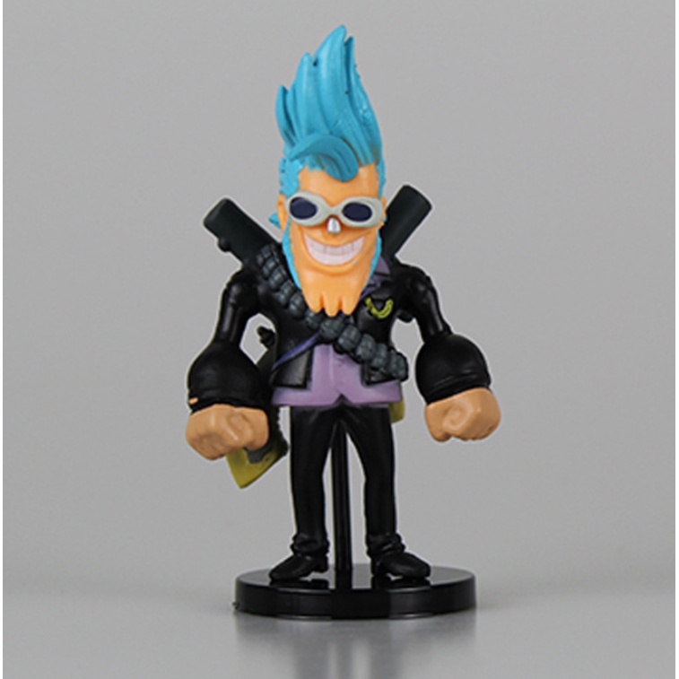 Bộ 6 Nhân Vật Băng Mũ Rơm Luffy Zoro Sanji Brook Franky Choper - Mô Hình Đảo Hải Tặc