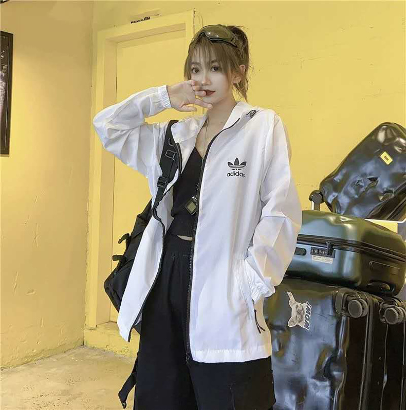 ADIDAS Áo Khoác Chống Nắng Thoáng Khí Có Mũ Trùm Tiện Lợi Dành Cho Nam Và Nữ | BigBuy360 - bigbuy360.vn